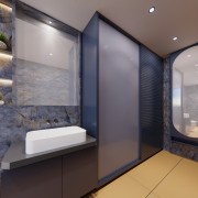 Cobalt Blue Bathroom Design